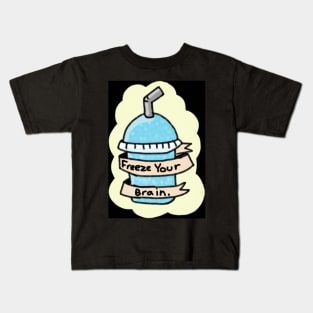 Freeze your brain slushie Kids T-Shirt